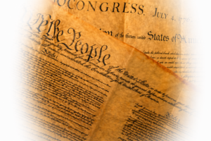 Photo of the Constitution.